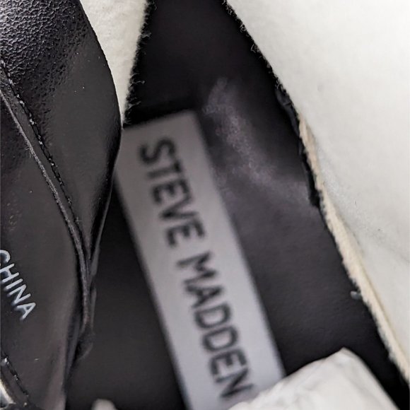 Steve Madden Women Klayton 90's Retro Dolls Chunky Heel Platform Boots Size 8 - Picture 5 of 12